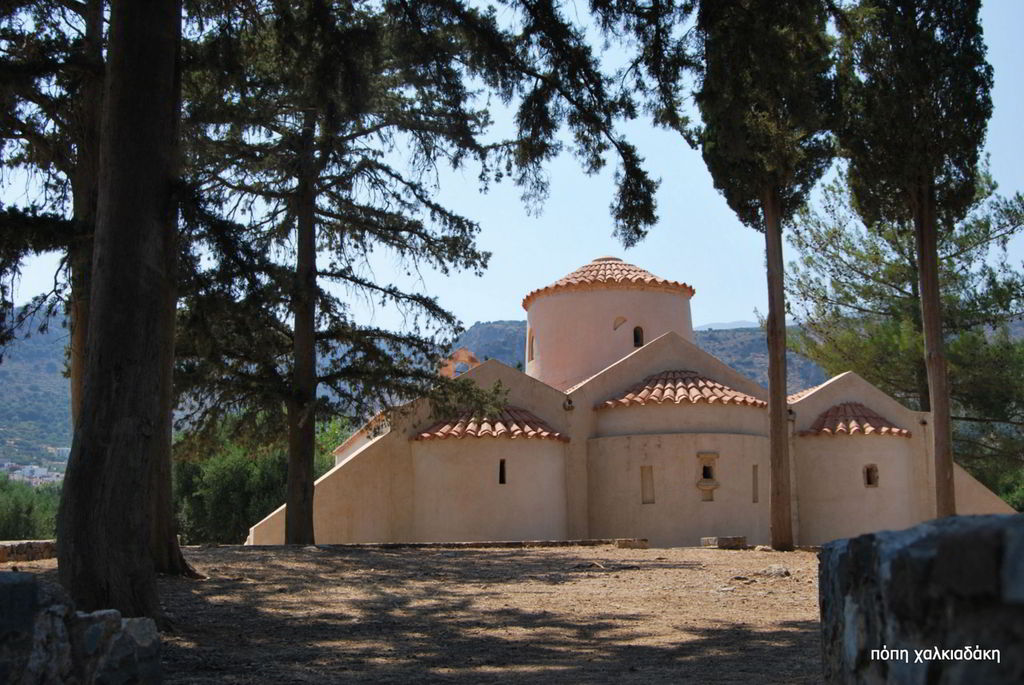 Church “Panagia Kera” in Kritsa village: Reference point for thousands of visitors in the area.